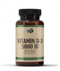 PURE NUTRITION Vitamin D-3 5000 IU / 90 Vcaps