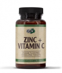 PURE NUTRITION Zinc + Vitamin C / Orange Flavored / 60 Tabs