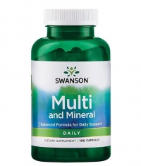 SWANSON Multi and Mineral - Daily / 100 Caps