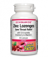 NATURAL FACTORS Echinamide Zinc Lozenges / 60 Lozenges
