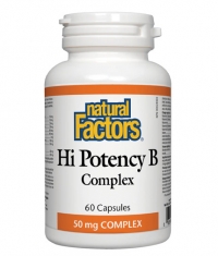 NATURAL FACTORS Hi Potency B Complex 50 mg / 60 Caps