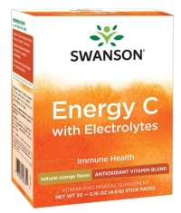 SWANSON Energy C with Electrolytes - Orange Flavor / 30 Pkts