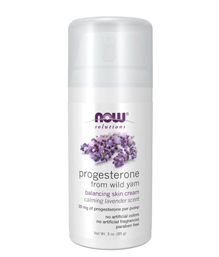 NOW Progesterone from Wild Yam Balancing Skin Cream / Lavender Scent