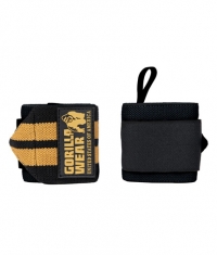 GORILLA WEAR Wrist Wraps PRO / Black - Gold