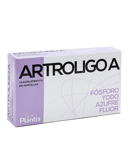 artesania-agricola Artroligo A Oligoelementos / Phosphorus, Iodine, Sulfur, Fluorine for Healthy Joints / 20 Ampoules