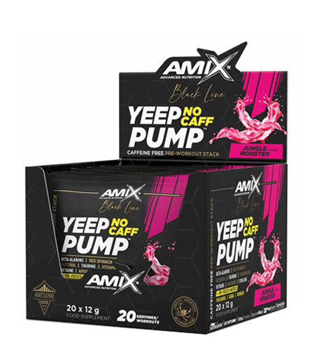 AMIX Black Line Yeep Pump NO CAFF / 12 x 20 g