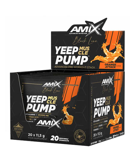 AMIX Black Line Yeep Pump / Sachet Box / 20 x 11.5 g