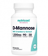 NUTRICOST D-Mannose + Cranberry Extract 500 mg / 90 Caps