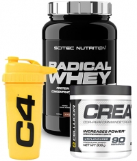 PROMO STACK RADICAL WHEY + CREATINE + SHAKER
