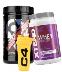 PROMO STACK SCITEC MONSTER PACK + XTNED WHEY + SHAKER