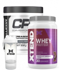 PROMO STACK XTEND PACK WHEY + CREATINE + SHAKER