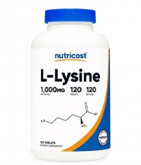 NUTRICOST L-Lysine 1000 mg / 120 Tabs