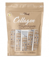REALFOOD Collagen Hydrolysate / 20 x 10 g Sachets / Natural Vanilla Flavour