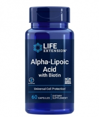LIFE EXTENSION Alpha Lipoic Acid + Biotin / 60 Caps