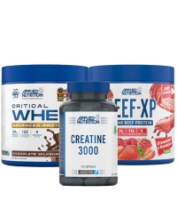 PROMO STACK Creatine 3000 + Beef-XP + Critical Whey