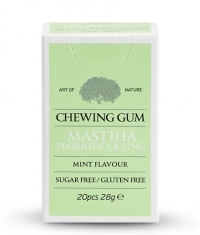 MASTIHA Chewing gum with Mastic, Probiotics and Zinc / 20 Pieces