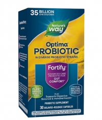 NATURES WAY Fortify Optima Probiotic Everyday Care / 35 Billion Active Probiotics / 30 Caps