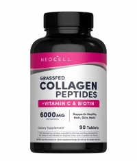 NEOCELL Grassfed Collagen Peptides + Vitamin C & Biotin 6000 mg / 90 Tabs