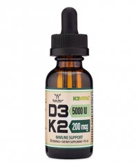 DOUBLE WOOD Vitamin D3 + K2 Liquid Drops / 30 ml