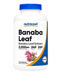 NUTRICOST Banaba Leaf Extract / 240 Caps