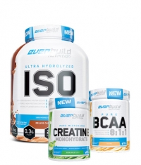 PROMO STACK 1+2 FREE - ISO BUILD + Creatine Monohydrate + BCAA 8:1:1