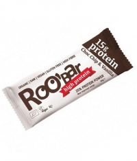 ROOBAR Organic Raw Protein Bar with Chocolate Chips and Vanilla / 60 g