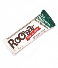 ROOBAR Organic Raw Protein Bar Chia and Spirulina / 60 g