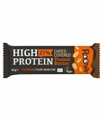ROOBAR Organic Protein Bar with Peanuts Covered with Chocolate / 40 g