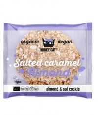 KOOKIE CAT Organic Cookie with Salted Caramel and Almonds / 50 g
