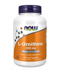NOW L-Ornithine 500mg / 120Vcaps.