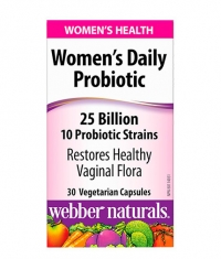 WEBBER NATURALS Women's Daily Probiotic 25 Billion Active Probiotics / 30 Caps