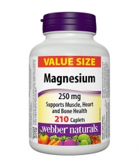 WEBBER NATURALS Magnesium 250 mg / 210 Caps