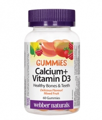 WEBBER NATURALS Calcium + Vitamin D3 / 60 Gummies