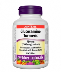 WEBBER NATURALS Glucosamine Sulphate + Turmeric / 120 Tabs