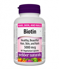 WEBBER NATURALS Biotin 5000 mcg / 60 Caps