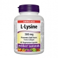 WEBBER NATURALS L-Lysine 500 mg / 60 Caps