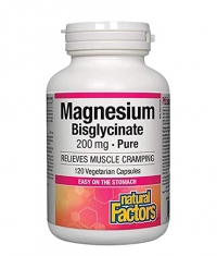 NATURAL FACTORS Magnesium Bisglycinate 200 mg / 120 Vcaps