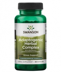 SWANSON Rhodiola Ashwagandha Ginseng Complex / 60 Caps