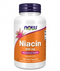 NOW Niacin /Vitamin B-3/ 500 mg / 100 Vcaps