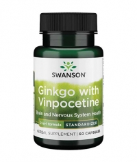 SWANSON Ginkgo with Vinpocetine (Standardized) / 60 Caps