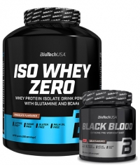 PROMO STACK Iso Whey ZERO 2.27 + Black Blood CAF+