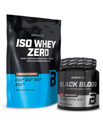 PROMO STACK Iso Whey ZERO 0.5 + Black Blood CAF+