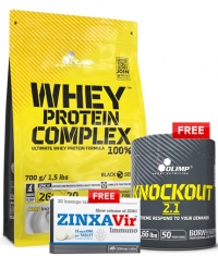 PROMO STACK Whey Protein Complex + FREE Knockout 2.1 + FREE ZINXAVir