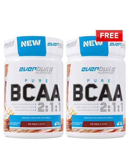 PROMO STACK EVERBUILD BCAA 2:1:1 1 + 1 FREE