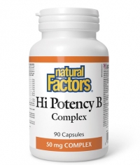 NATURAL FACTORS Hi Potency В Complex 50 mg / 90 Caps