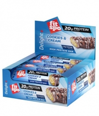 FitSpo Crunchy Delight plus Protein Bar Box / 12x60g
