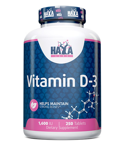 HAYA LABS Vitamin D-3 / 1600 IU / 250 Tabs