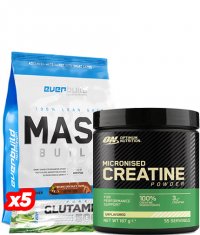 PROMO STACK MASS BUILD + CREATINE + GLUTAMINE