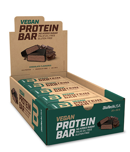 biotech-usa Vegan Protein Bar Box / 20 x 50 g