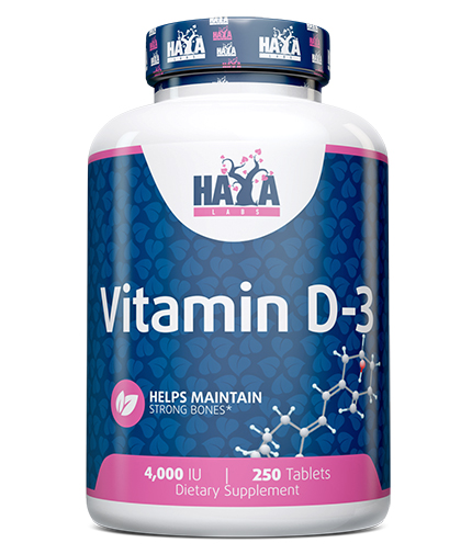 HAYA LABS Vitamin D-3 4000 IU / 250 Tabs